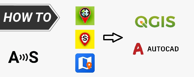 expport your survey work from Android device to QIGS and AutoCAD cover