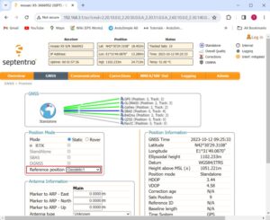 how to configure simpleRTK3B as static base station Septentrio4