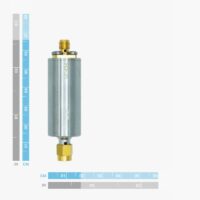 Inline GPS/GNSS Antenna Amplifier (L1/L2/L5/L6) dimensions