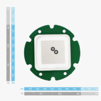 OEM Survey Tripleband GNSS Antenna dimensions