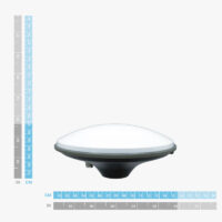 Calibrated Survey GNSS Tripleband + L-band antenna (IP67) dimensions