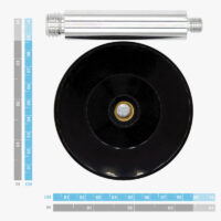 Stand for survey GNSS Multiband antenna dimensions