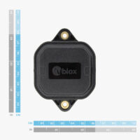 u-blox GNSS Multiband antenna ANN-MB-00 (IP67) dimensions