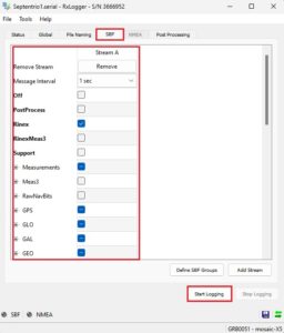 How to generate RINEX files with simpleRTK3B RxLogger